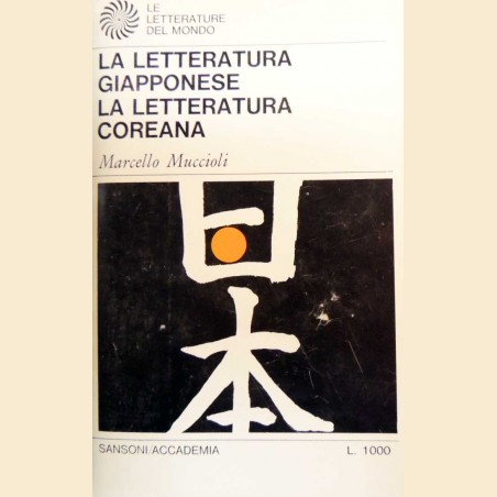 Muccioli, La letteratura giapponese. La letteratura coreana