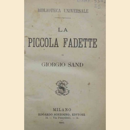 Sand, La piccola Fadette – Cantù, Novelle brianzuole – Racine, Fedra e Andromaca – Senofonte, Detti memorabili di Socrate et al.