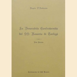 D’Ambrosio, La Venerabile Confraternita del SS. Rosario di Terlizzi. Note storiche