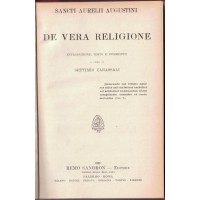 Sant’Agostino (Aurelius Augustinus), De vera religione, a cura di S. Carassali